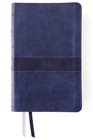 Niv, Student Bible, Personal Size, Leathersoft, Navy, Thumb Indexed, Comfort Print