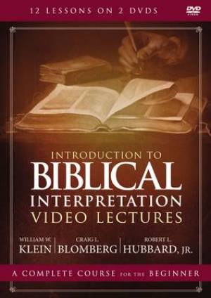 Introduction to Biblical Interpretation Video Lectures