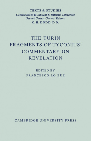 The Turin Fragments of Tyconius' Commentary on Revelation