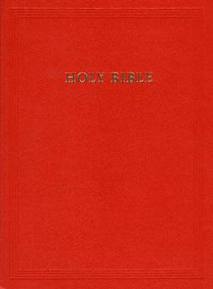 REB Lectern Bible with Apocrypha: Red, imitation leather