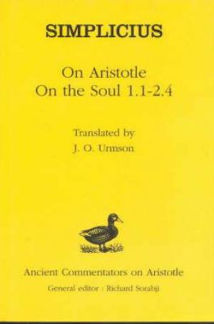 On Aristotle "On the Soul 1 and 2, 1-4"