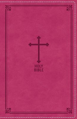 NKJV Deluxe Gift Bible, Imitation Leather, Pink, Red Letter Edition