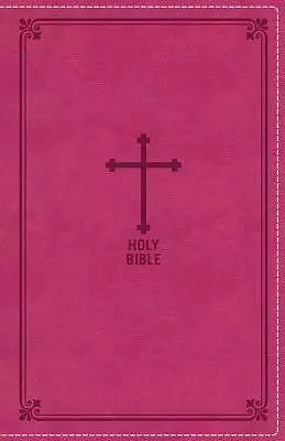 NKJV Deluxe Gift Bible, Imitation Leather, Pink, Red Letter Edition