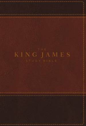 The King James Study Bible, Imitation Leather, Brown, Full-Color Edition