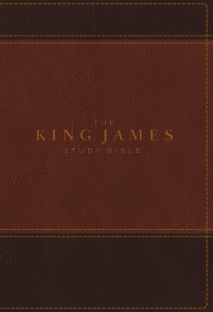 The King James Study Bible, Imitation Leather, Brown, Indexed, Full-Color Edition