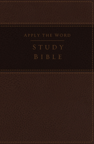 Nkjv, Apply the Word Study Bible, Large Print, Imitation Leather, Brown, Red Letter Edition