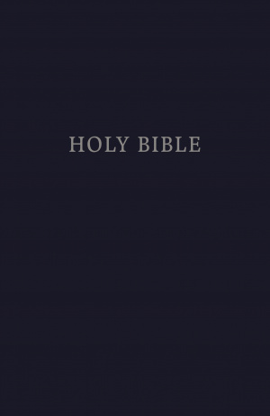 KJV, Pew Bible, Large Print, Hardcover, Blue, Red Letter Edition