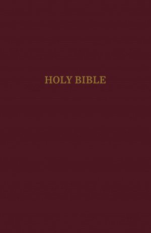 KJV, Pew Bible, Hardcover, Burgundy, Red Letter Edition