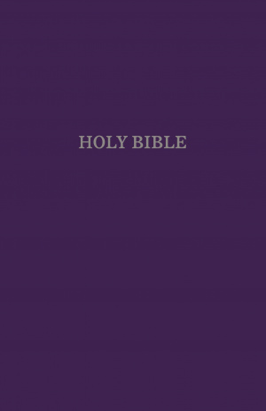 KJV, Gift and Award Bible, Imitation Leather, Purple, Red Letter Edition