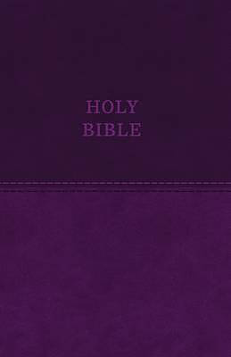 KJV, Value Thinline Bible, Large Print, Imitation Leather, Purple, Red Letter Edition