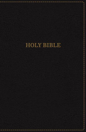 KJV, Thinline Bible, Standard Print, Imitation Leather, Black, Red Letter Edition