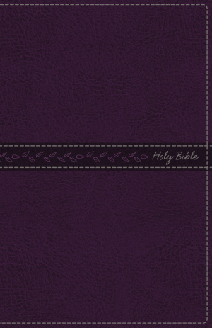 KJV, Thinline Bible, Standard Print, Imitation Leather, Purple, Red Letter Edition