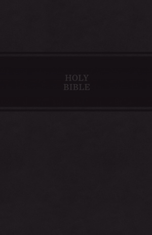 KJV, Reference Bible, Personal Size Giant Print, Imitation Leather, Black, Indexed, Red Letter Edition