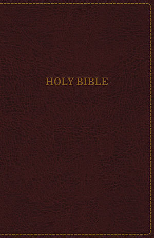 KJV Holy Bible: Large Print Thinline, Burgundy Leathersoft, Red Letter, Comfort Print (Thumb Indexed): King James Version