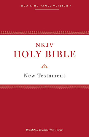 NKJV New Testament, Red, Paperback, Comfort Print, Plan of Salvation, Reading Plan