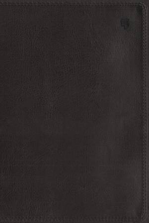 NET Bible, Thinline, Leathersoft, Black, Comfort Print