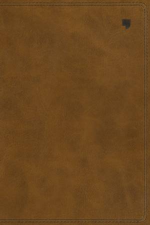 NET Bible, Thinline Large Print, Leathersoft, Brown, Thumb Indexed, Comfort Print