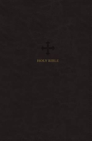 NRSV Large Print Standard Catholic Bible, Black Leathersoft (Comfort Print, Holy Bible, Complete Catholic Bible, NRSV CE)