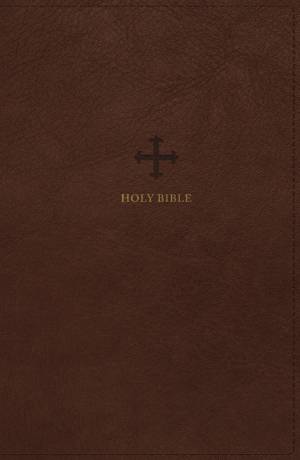 NRSV Large Print Standard Catholic Bible, Brown Leathersoft (Comfort Print, Holy Bible, Complete Catholic Bible, NRSV CE)