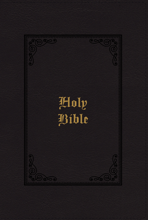 KJV Holy Bible: Large Print Thinline, Black Leathersoft, Red Letter, Comfort Print: King James Version