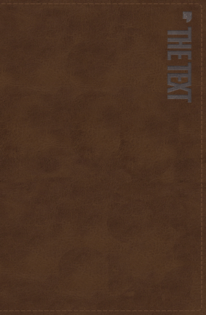 The TEXT Bible: Uncover the message between God, humanity, and you (NET, Brown Leathersoft, Comfort Print)