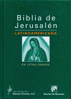 Biblia de Jerusalen Latinoamericana en Letra Grande-OS