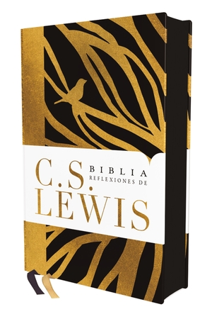 RVR, Biblia Reflexiones de C. S. Lewis, Interior a dos colores, Tapa dura, Negro, Comfort Print