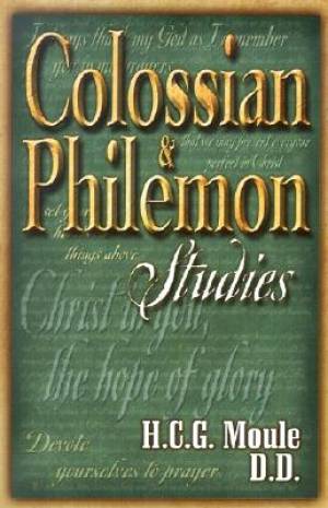 Colossian And Pilemon Studies