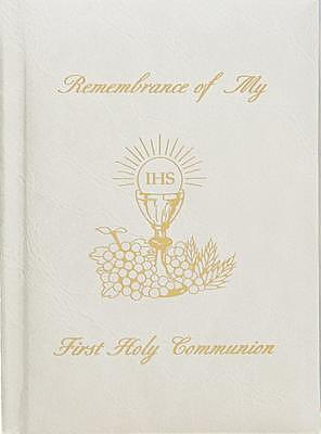 Remembrance of My First Holy Communion-Girl-White Edges: Marian Children's Mass Book