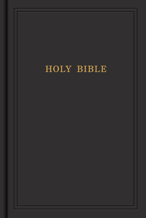 KJV Pew Bible, Black, Hardback, Red Letter, Topical Page Headings