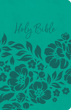 KJV Thinline Bible, Teal LeatherTouch, Value Edition