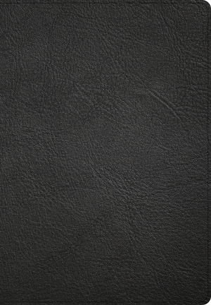 CSB Super Giant Print Reference Bible, Black Genuine Leather