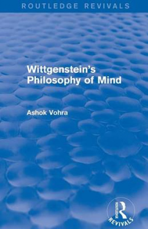 Wittgenstein's Philosophy of Mind (Routledge Revivals)