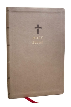 NKJV Holy Bible, Value Ultra Thinline, Charcoal Leathersoft,  Red Letter, Comfort Print