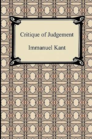 Critique of Judgement