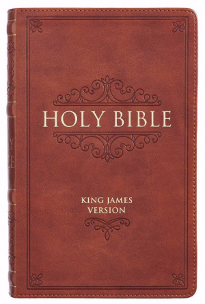 KJV Bible Deluxe Gift Faux Leather, Purple