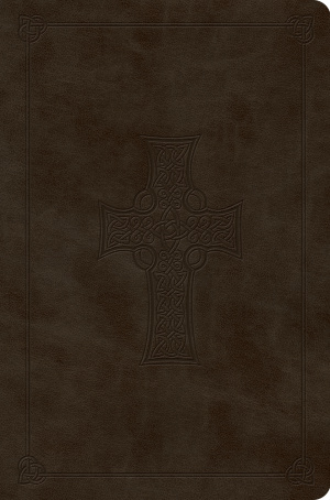 ESV Value Compact Bible (TruTone, Olive, Celtic Cross Design)