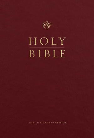 ESV Pew and Worship Bible, Large Print (Hardcover, Burgundy)