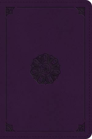 ESV Large Print Bible (TruTone, Lavender, Emblem Design)