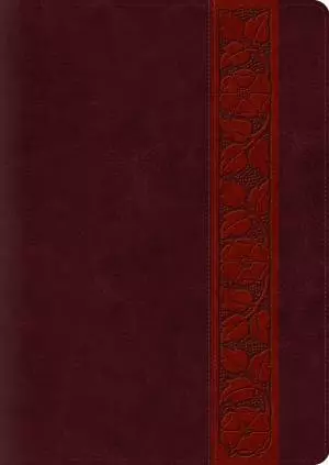 ESV Study Bible, Large Print (TruTone, Mahogany, Trellis Design, Indexed)