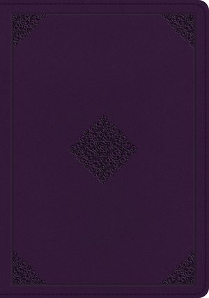 ESV Single Column Journaling Bible, Large Print (TruTone, Lavender, Ornament Design)