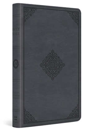 ESV Large Print Thinline Bible (TruTone, Azurite Blue, Ornament Design)