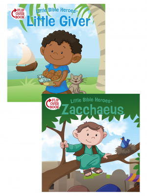 The Little Giver/Zacchaeus Flip-Over Book