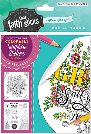 2 Corinthians 12:9 Colorable Stickers