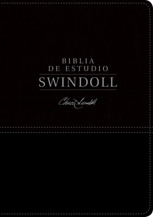 Biblia de estudio Swindoll NTV (SentiPiel, Negro)