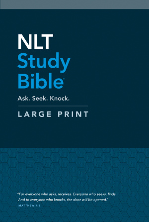 NLT Study Bible Large Print (Hardcover, Red Letter)