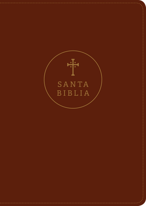 Santa Biblia RVR60, Edición de referencia ultrafina, letra grande (SentiPiel, Café rojizo, Índice, Letra Roja)