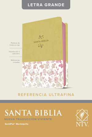 Santa Biblia NTV, Edición de referencia ultrafina, letra grande (SentiPiel, Mantequilla, Letra Roja)