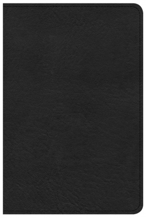 KJV Large Print Compact Reference Bible, Black LeatherTouch