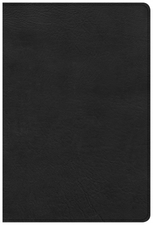 KJV Giant Print Reference Bible, Black LeatherTouch, Indexed